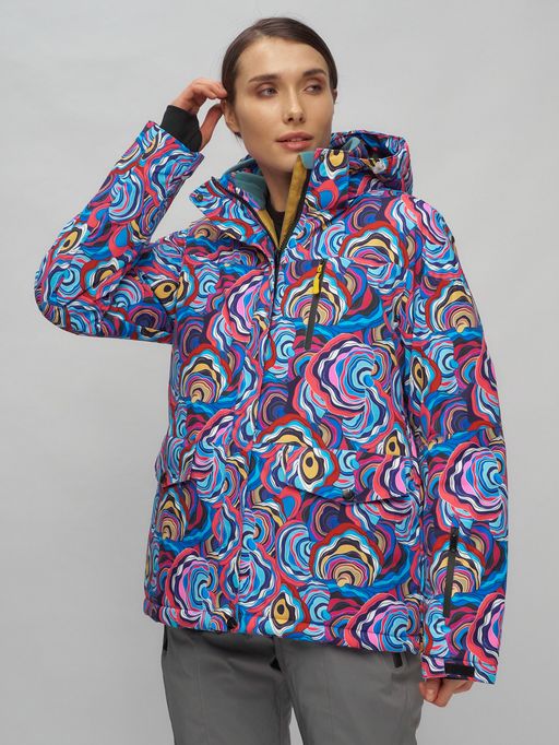 Горнолыжный костюм женский синего цвета 02302-1S - Chunmai фото 9