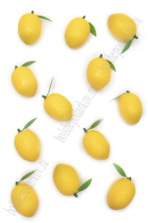 Муляж декоративный лимон, SF-1238 (30 шт)