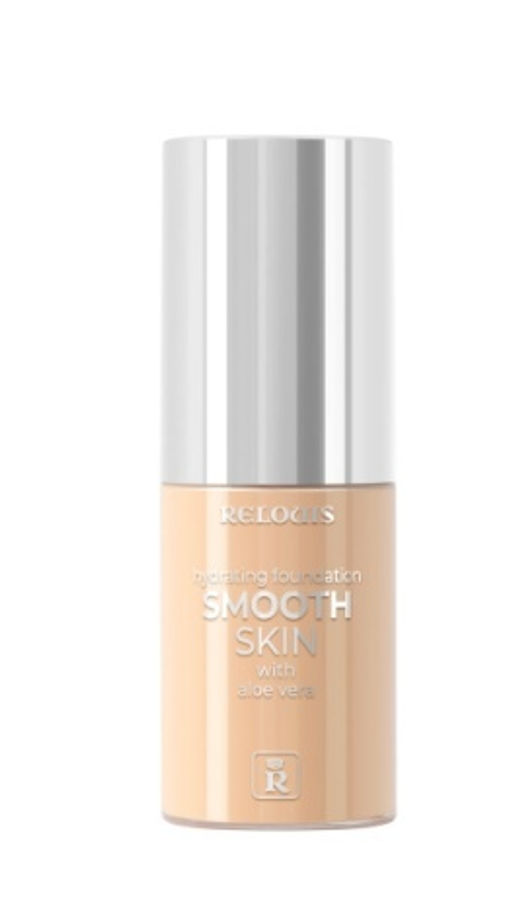 RELOUIS Крем тональный Smooth Skin увлажняющий с алоэ вера тон:02 натуральный бежевый