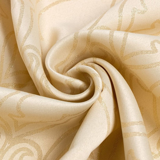 Скатерть Этель Орнамент цв.бежевый, 142*283 +/-3 см, 115 10 гр,100% п/э  фото 2