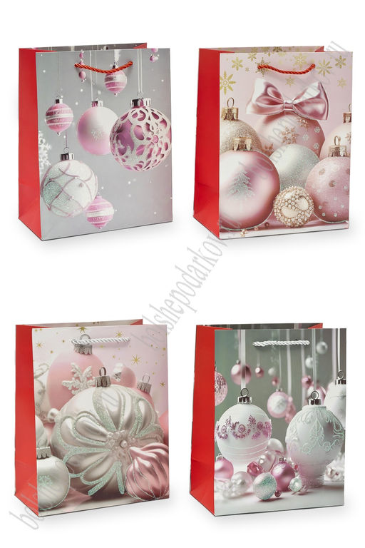 Пакет Новогодний 18*23*10 см (12 шт) SF-7568, микс №32