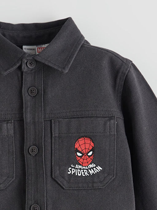 Spider-Man Bask?l? Erkek ?ocuk G?mlek