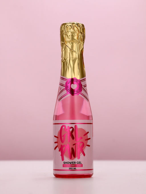 Гель для душа во флаконе шампанское GRL PWR, 250 мл, Чистое счастье  фото 3