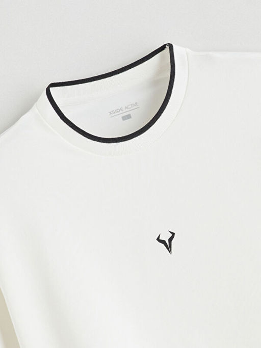 Bisiklet Yaka K?sa Kollu Erkek Sweatshirt