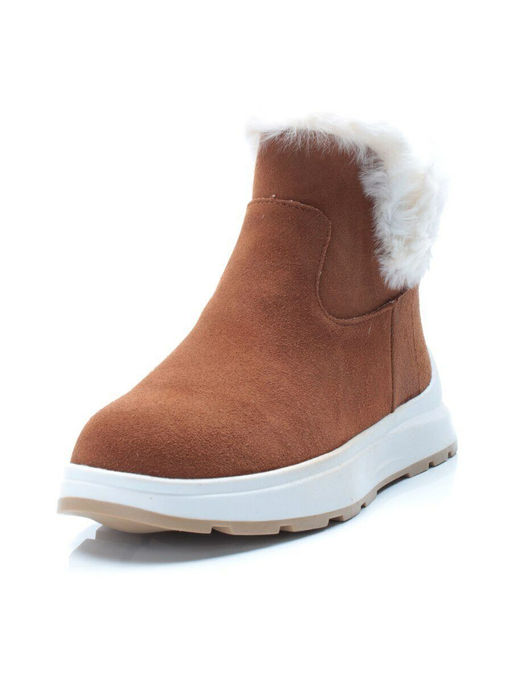 10-M7 BROWN Ботинки зимние женские - No name фото 4