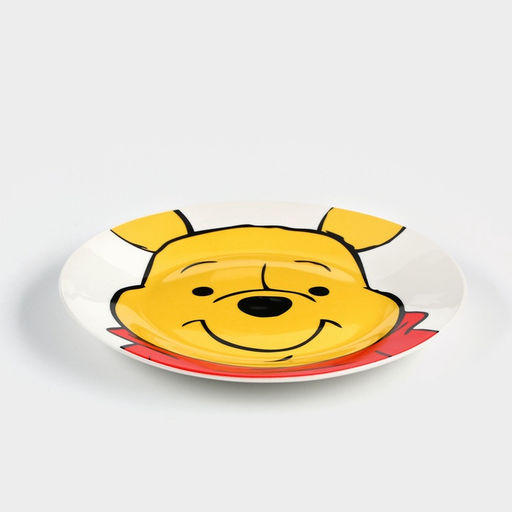 Тарелка плоская детская «Медвежонок Винни», 20 см, керамика, Медвежонок Винни и его друзья