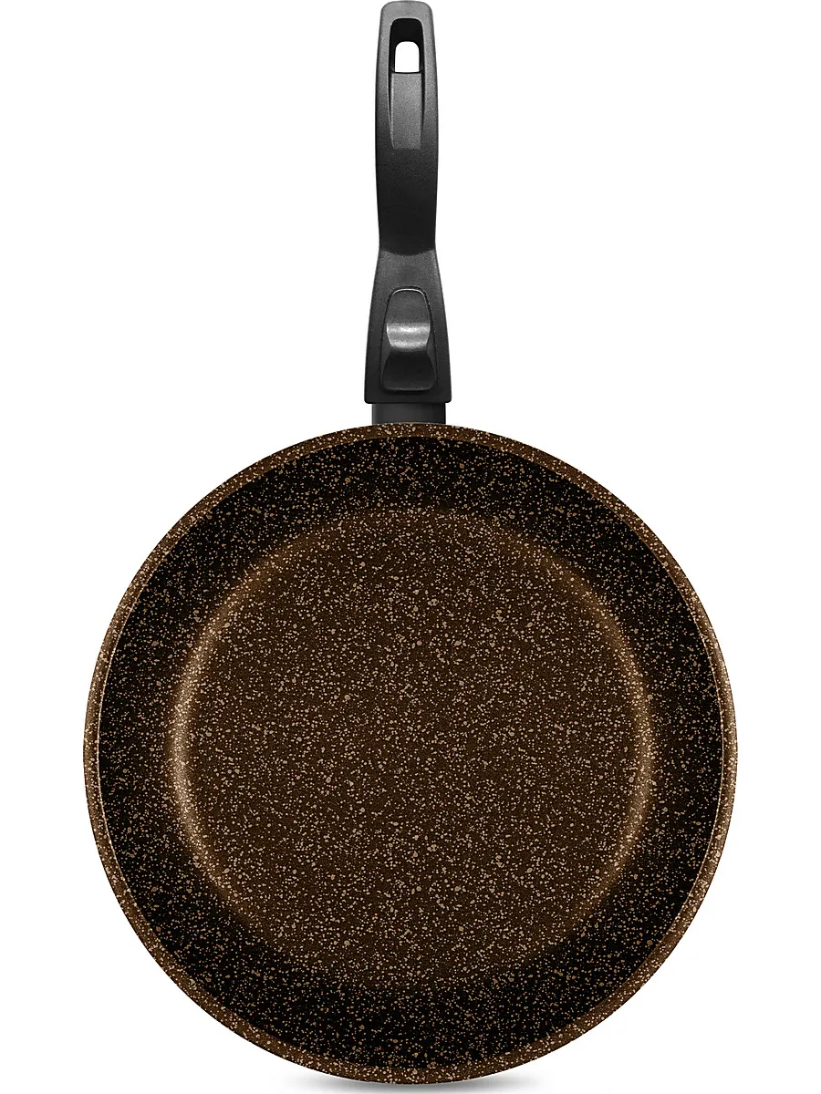 Сковорода Neva Granite Brown, съемная ручка, 26 см - Нева металл посуда фото 2