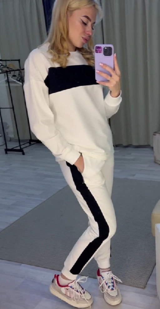 Мягкий уютный костюм из хлопкового футера. - Solo mio фото 19