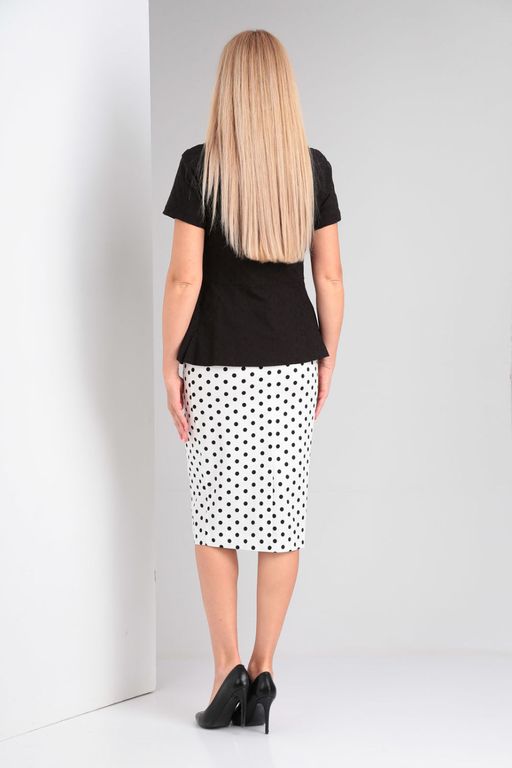 Костюм Gamma & Gracia 278 черный белый черный горох  фото 3