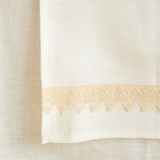 Дорожка на стол «Этель» Kitchen linen, 40×176 см, лён 100%, 240 г/м², белая