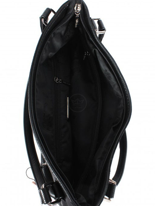 Сумка женская иск/кожа+нат/замша GT-MAQ 63109GY, 1отд+карм/пер, черный SALE 202555 - Adelia фото 8