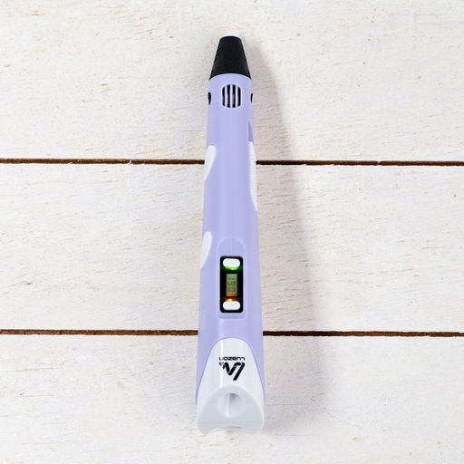 3D ручка Luazon, дисплей, работа с ABS и PLA, пластик в комплекте, фиолетовая - Luazon home фото 11