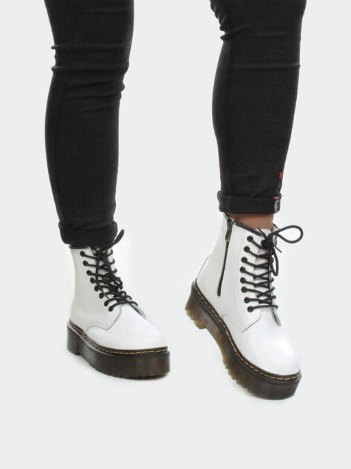 01-B6020-2 WHITE Ботинки демисезонные женские (натуральная кожа) - Фабричный китай фото 19