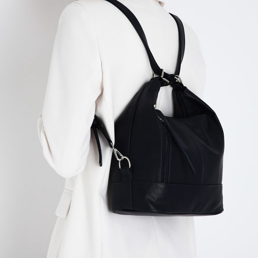 Сумка-мешок на молнии, цвет синий - Simaland фото 2