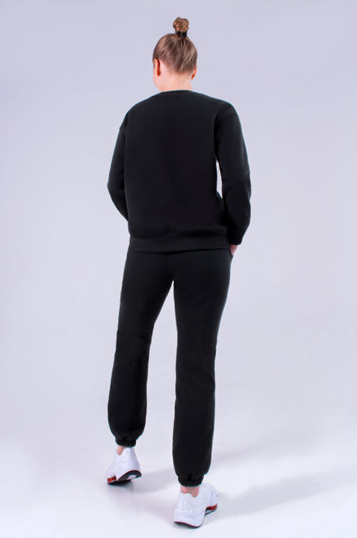 Арт. 2908Костюм женский с начесом 44-52 (5 шт) Цвет:черный - Калинка фото 3