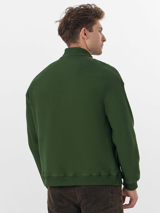 Толстовка мужская зеленая - Mark formelle фото 2