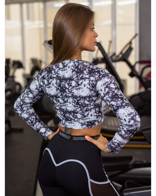 Рашгард укороченный Fit Camo черно-белый - Rowan фото 2