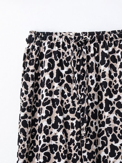 Брюки домашние женские с леопардовым принтом - Mark formelle фото 6