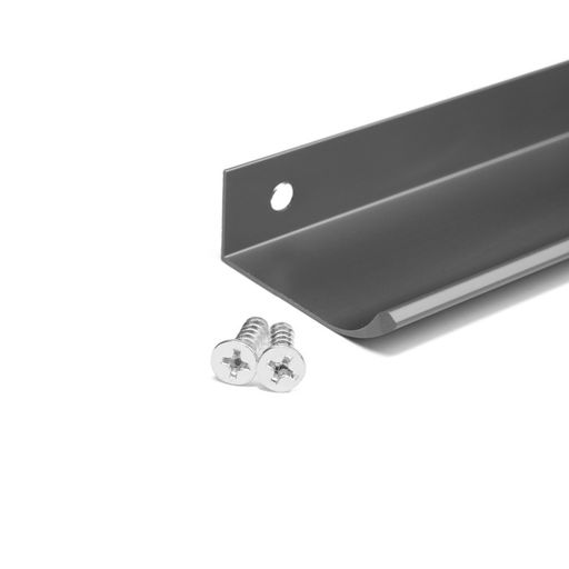 Цена за 2 шт. Ручка торцевая CAPPIO RT002, L=120 мм, м/о 96 мм, цвет серый