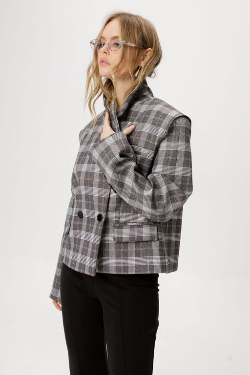 Жакет Pirs 6381 серый  фото 5