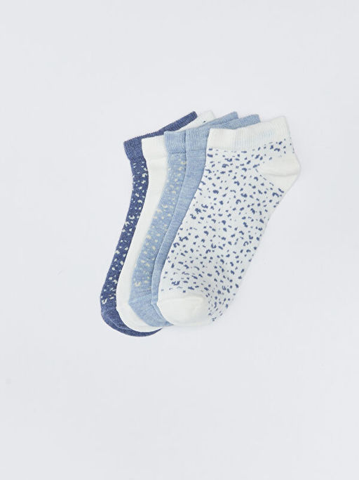 Desenli Kad?n Patik ?orap 5li