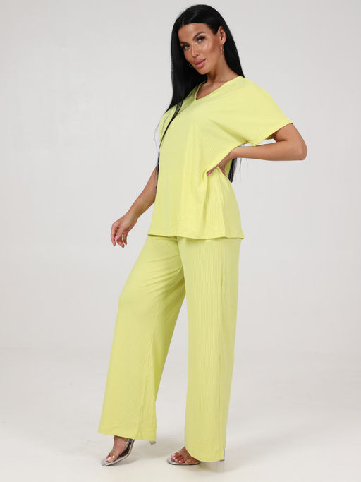 430 ПИЖАМА ЖЕНСКАЯ (брюки) (Желтый) - А-дина фото 5