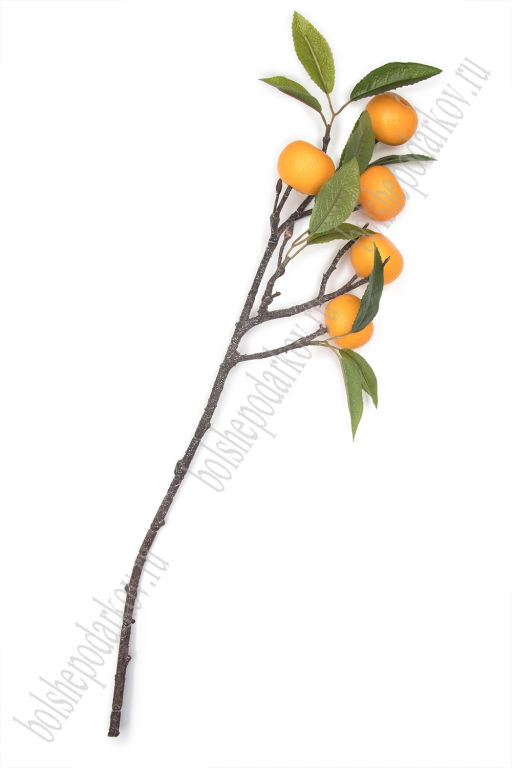 Веточка 55 см Мандарин (SF-8034) - Больше подарков фото 4