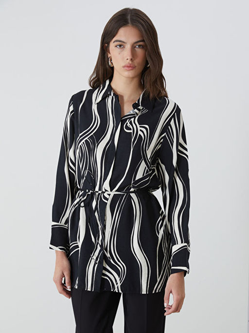 Desenli Kad?n G?mlek Tunik