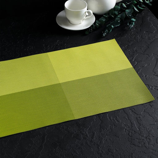 Цена за 12 шт. Салфетка сервировочная на стол Настроение, 4530 см, цвет зелёный - Simaland фото 7