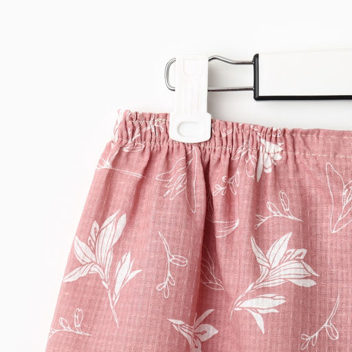 Полотенце - парео для бани «Этель. Лилия», 80×144 см, хлопок 100%, розовое