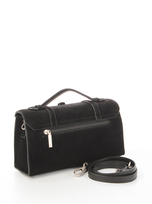 LACCOMA сумка M1066-черный натуральная замша хлопок