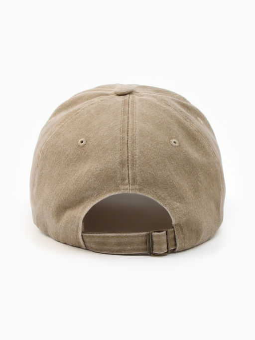 Кепка женская MINAKU «Коктейль», размер 56-58, бежевая, вареный деним