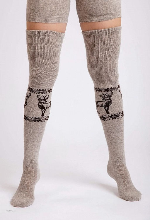 Чулки из 100% монгольской шерсти (арт. 01131) - Тод оймс ххк фото 4