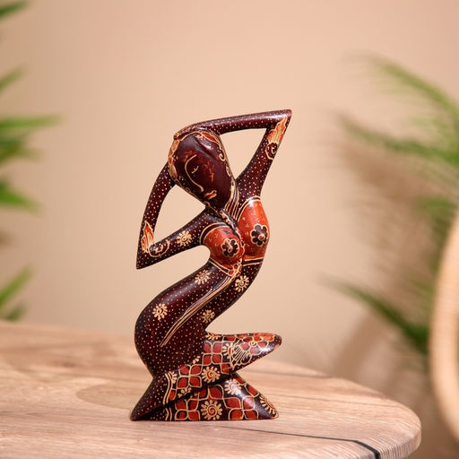 Фигурка «Девушка», 21 см, дерево