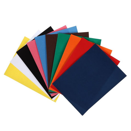 Набор бумаги бархатной А5, 10 листов, 10 цветов, плотность 110г/м2 - Calligrata фото 2