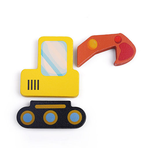 Пазл-вкладыш "Строительная техника"