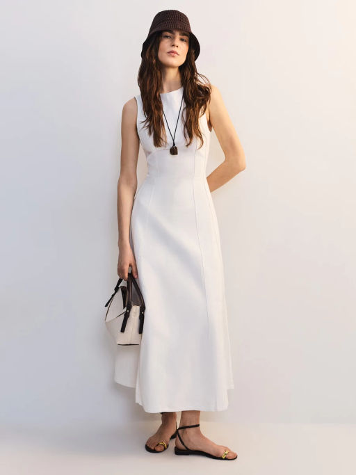 Джинсовое платье приталенного кроя ZR2605092378-1 / Zarina