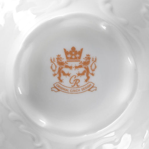 Чашка чайная Cmielow «Рококо. Гуси», 330 мл, фарфор, белая