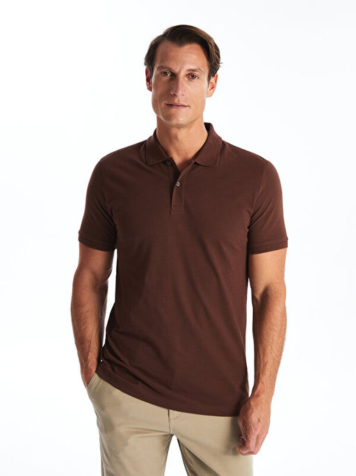 Polo Yaka K?sa Kollu Pike Erkek Ti??rt