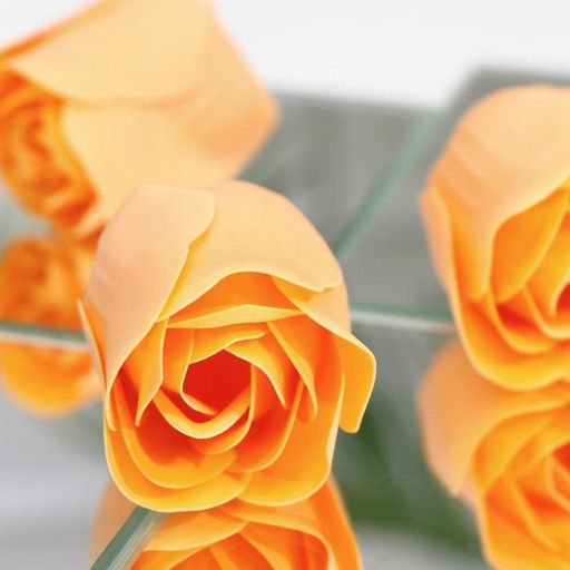 Мыльные розы, оранжевые, набор 3 шт. - SB BEAUTY фото 3