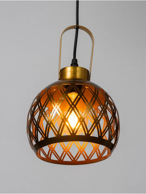 Светильник потолочный BayerLux Paula, 3×40 Вт, Е27, медь, 41×41×25 см