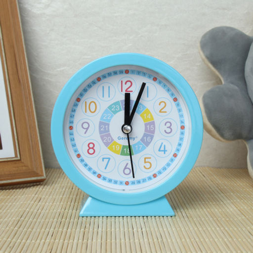 Цена за 1 шт. Будильник 11,2х3,8х11,9 см / G1582 /уп 100/обучают времени - Галеонтрейд фото 2