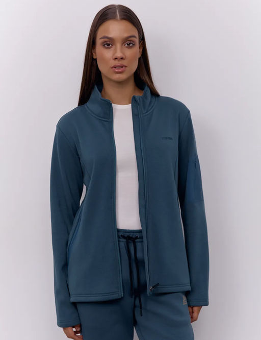 T3415-14 Толстовка женская флисовая на молнии