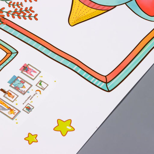 Наклейка интерьерная цветная «Звери в картинах», 60×90 см