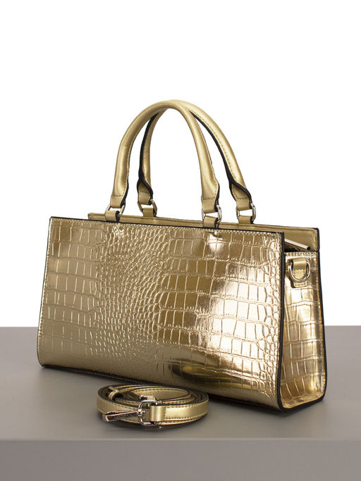 LACCOMA сумка WJC7338-13-золотистый эко кожа хлопок фото 3