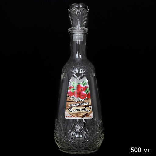 Графин Колокол 500мл. в ассорт. арт. 03000-00741/743/745/747/749/751/753/755/757/759