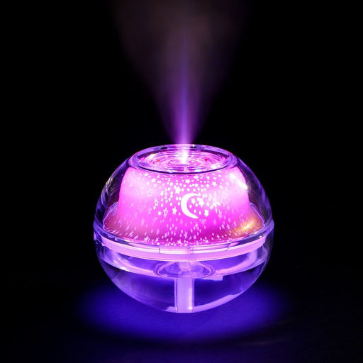 Увлажнитель воздуха Luazon HM-6, ночник «Звёздное небо», 0.5 л, 2 Вт, USB