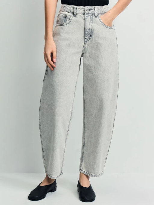 Джинсы barrel с высокой посадкой / Zarina  фото 2