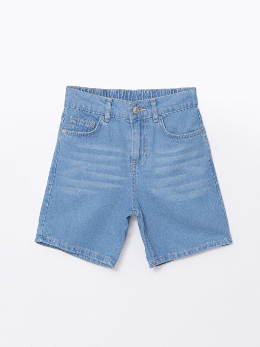 Rahat Kal?p Beli Lastikli Erkek ?ocuk Jean ?ort