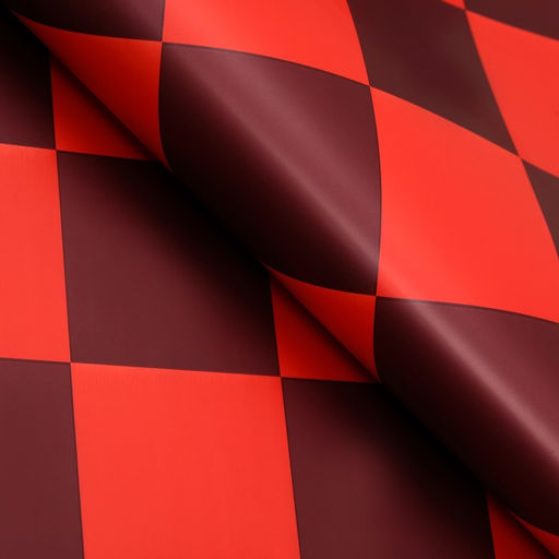 Цена за 20 шт. Пленка для цветов Шахматка, красная, 0,58 х 0,58 м - UPAK LAND фото 2